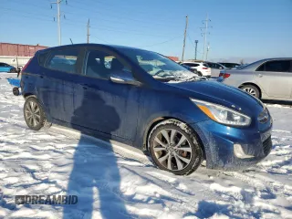 2016 Hyundai Accent Sport with VIN KMHCU5AE1GU294113, listed as a Copart auction lot 41609225 with 159,351 mi miles and Salvage Title. Bid and sale history available at carsss.com. Image 4.