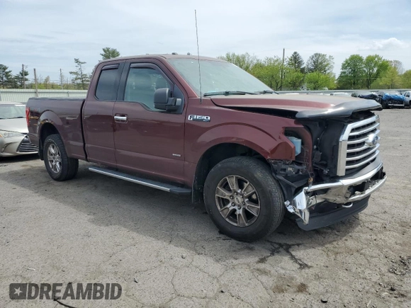 2016 Ford F-150 XLT with VIN 1FTEX1EP7GFC46662, listed as a Copart auction lot 54408895 with 141,111 mi miles and Salvage Title. Bid and sale history available at carsss.com. Image 4.