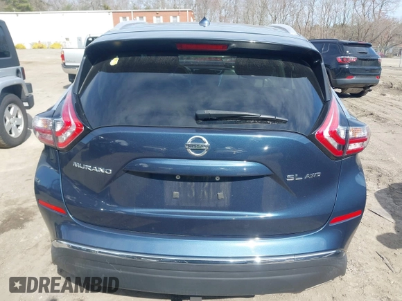 2016 Nissan Murano SL z VIN 5N1AZ2MH2GN121451, wystawiony jako IAAI lot #41950968 z przebiegiem 96 298 mil mil oraz . Historia ofert i sprzedaży dostępna na DreamBid. Obrazek 16.