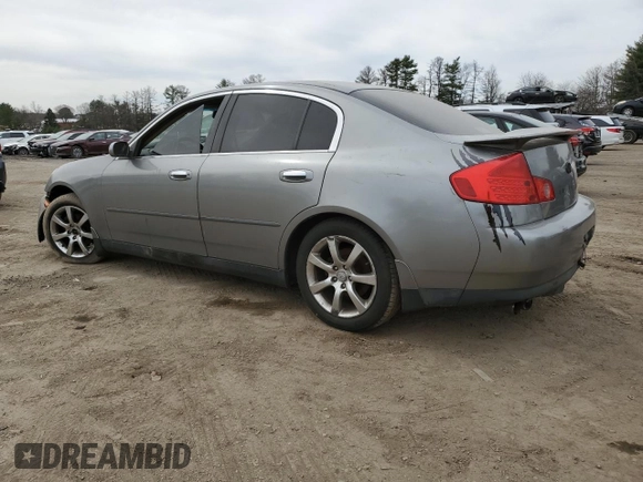 2004 Infiniti G35 w/Leather with VIN JNKCV51F04M708177, listed as a Copart auction lot 53630535 with 148,682 mi miles and Clean Title. Bid and sale history available at DreamBid. Image 2.