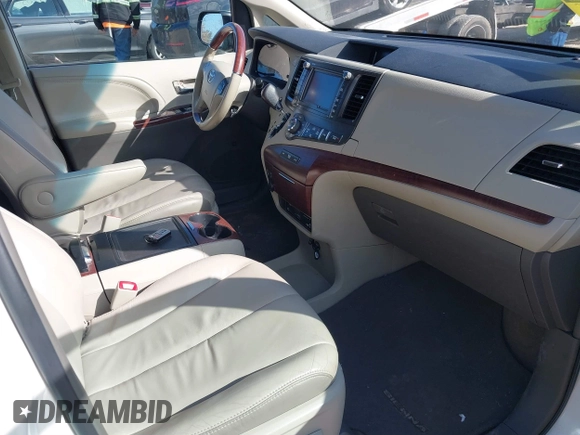 2014 Toyota Sienna Ltd with VIN 5TDDK3DC0ES090160, listed as a IAAI auction lot 41763998 with 160,508 mi miles. Bid and sale history available at carsss.com. Image 5.