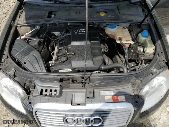 2007 Audi A4 2.0T with VIN WAUAF48H07K031118, listed as a Copart auction lot 54013895 with 107,104 mi miles and Clean Title. Bid and sale history available at carsss.com. Image 11.