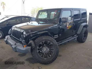 2016 Jeep Wrangler Unlimited Sport with VIN 1C4BJWDG7GL155900, listed as a IAAI auction lot 42380356 with 78,582 mi miles and . Bid and sale history available at DreamBid. Image 18.