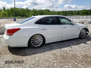 2014 Hyundai Equus Signature z VIN KMHGH4JH8EU079271, wystawiony jako Copart lot #54319185 z przebiegiem 123 746 mil mil oraz Szkody całkowita. Historia ofert i sprzedaży dostępna na DreamBid. Obrazek 3.
