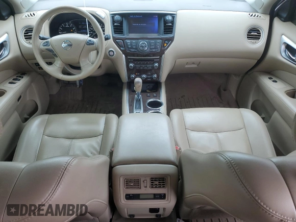 2015 Nissan Pathfinder S z VIN 5N1AR2MM1FC698270, wystawiony jako Copart lot #48763745 z przebiegiem 126 588 mil mil oraz Szkoda całkowita • Salvage title. Historia ofert i sprzedaży dostępna na DreamBid. Obrazek 8.