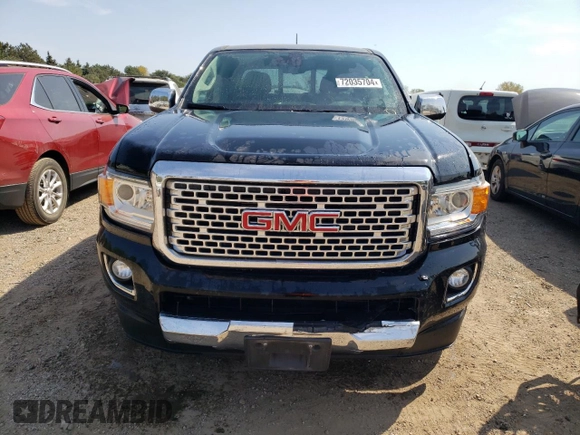 2018 GMC Canyon 4WD Denali with VIN 1GTG6EEN9J1213944, listed as a Copart auction lot 72035704 with 89,652 mi miles and Salvage Title. Bid and sale history available at carsss.com. Image 5.