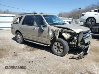2008 Ford Expedition SSV with VIN 1FMFU15548LA38510, listed as a Copart auction lot 48409195 with 211,925 mi miles and Salvage title. Bid and sale history available at DreamBid. Image 4.
