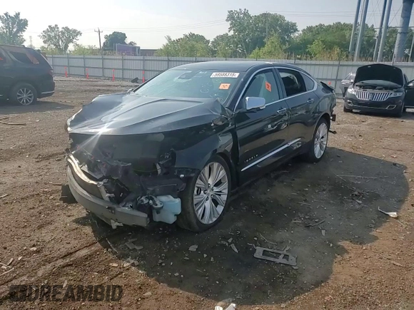 2017 Chevrolet Impala Premier with VIN 2G1145S33H9147291, listed as a Copart auction lot 59588315 with Not provided miles and Salvage title. Bid and sale history available at DreamBid. Image 13.