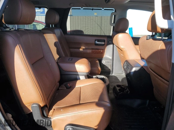 2018 Toyota Sequoia Platinum with VIN 5TDDY5G14JS161570, listed as a Copart auction lot 46323815 with 131,869 mi miles and Salvage Title. Bid and sale history available at carsss.com. Image 10.