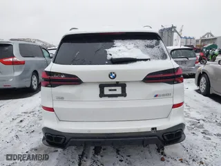 2025 BMW X5 M60i with VIN 5UX33EU03S9X72579, listed as a IAAI auction lot 41502125 with 7,167 mi miles. Bid and sale history available at carsss.com. Image 16.
