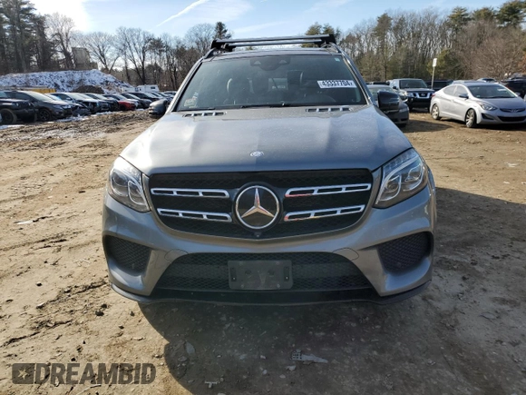 2017 Mercedes-Benz GLS 550 with VIN 4JGDF7DE2HA845142, listed as a Copart auction lot 43337704 with Not Provided miles and . Bid and sale history available at DreamBid. Image 5.