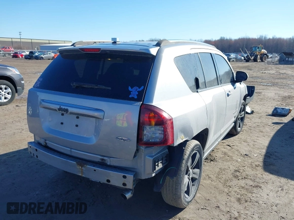 2017 Jeep Compass High Altitude z VIN 1C4NJCEB5HD166016, wystawiony jako IAAI lot #41843930 z przebiegiem 146 161 mil mil oraz . Historia ofert i sprzedaży dostępna na DreamBid. Obrazek 4.