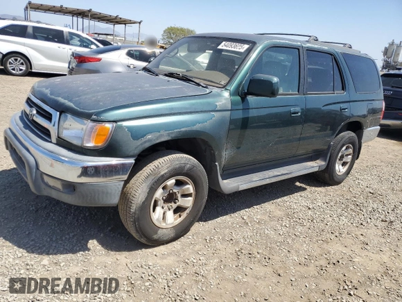 1999 Toyota 4Runner SR5 with VIN JT3GN86R4X0127594, listed as a Copart auction lot 54093605 with 307,573 mi miles and Clean Title. Bid and sale history available at carsss.com. Image 1.