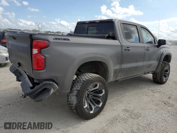 2021 Chevrolet Silverado 1500 RST with VIN 3GCUYEEL5MG170088, listed as a Copart auction lot 68691764 with 127,418 mi miles and Salvage Title. Bid and sale history available at carsss.com. Image 3.