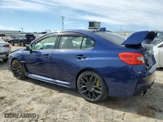 2018 Subaru WRX STI with VIN JF1VA2M63J9810352, listed as a Copart auction lot 46409115 with 109,645 mi miles and Salvage Title. Bid and sale history available at carsss.com. Image 2.