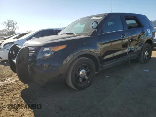 2013 Ford Utility Police Interceptor with VIN 1FM5K8AR3DGB63858, listed as a Copart auction lot 42256695 with 162,636 mi miles and Salvage Title. Bid and sale history available at carsss.com. Image 1.