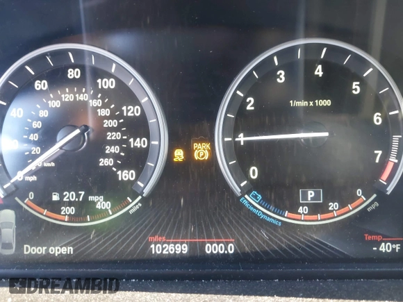 2014 BMW 7 Series 740Li xDrive with VIN WBAYF4C57ED282182, listed as a IAAI auction lot 41324877 with 102,699 mi miles. Bid and sale history available at carsss.com. Image 15.
