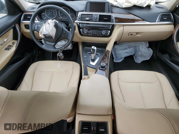 2017 BMW 3 Series 320i xDrive with VIN WBA8E5G5XHNU22436, listed as a Copart auction lot 52702805 with 74,008 mi miles and Salvage title. Bid and sale history available at DreamBid. Image 8.