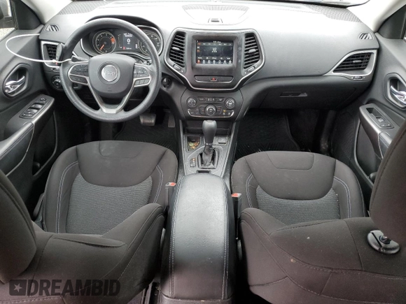 2019 Jeep Cherokee Latitude with VIN 1C4PJLCB4KD265025, listed as a Copart auction lot 52199655 with 36,294 mi miles and Salvage Title. Bid and sale history available at carsss.com. Image 8.