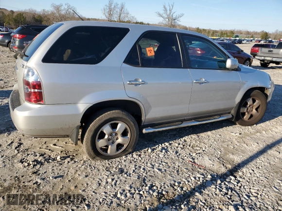 2004 Acura MDX with VIN 2HNYD18244H545021, listed as a Copart auction lot 88886785 with 0 mi miles and Salvage Title. Bid and sale history available at carsss.com. Image 3.