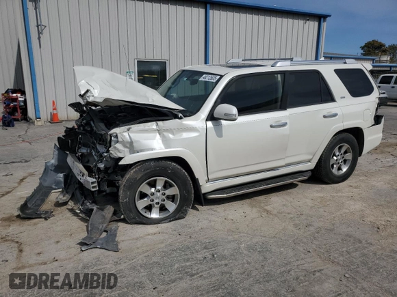 2013 Toyota 4Runner SR5 with VIN JTEZU5JR7D5048623, listed as a Copart auction lot 48212605 with 133,490 mi miles and Salvage Title. Bid and sale history available at DreamBid. Image 1.