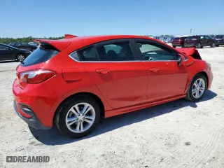 2017 Chevrolet Cruze LT with VIN 3G1BE6SMXHS513654, listed as a Copart auction lot 52231265 with 52,196 mi miles and Salvage Title. Bid and sale history available at carsss.com. Image 3.