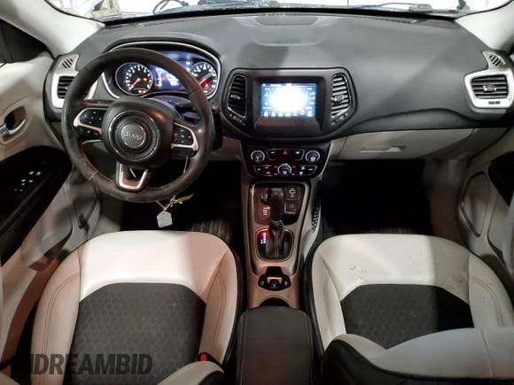 2018 Jeep Compass Altitude with VIN 3C4NJDBB3JT223677, listed as a Copart auction lot 46104235 with 90,940 mi miles and Non Repairable. Bid and sale history available at carsss.com. Image 8.
