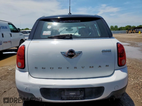 2015 MINI Countryman with VIN WMWZB3C52FWR43973, listed as a Copart auction lot 56751695 with 117,096 mi miles and Salvage title. Bid and sale history available at DreamBid. Image 6.