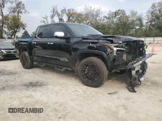 2024 Toyota Tundra 1794 Edition with VIN 5TFMC5DB1RX045003, listed as a Copart auction lot 46123005 with 16,881 mi miles and Salvage title. Bid and sale history available at DreamBid. Image 4.