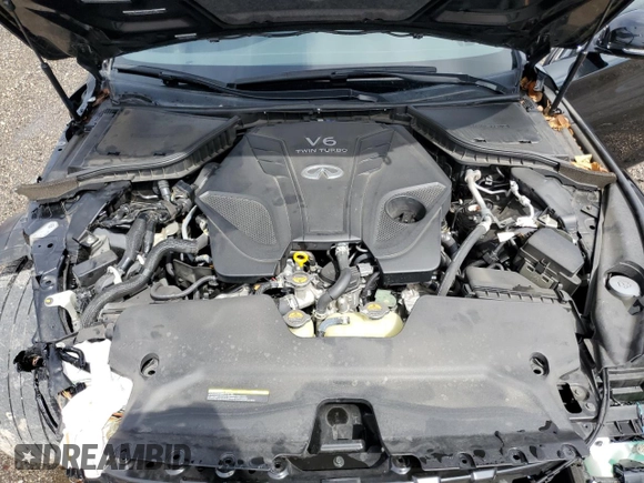 2021 Infiniti Q50 Red Sport 400 with VIN JN1FV7DR3MM881078, listed as a Copart auction lot 71309394 with 28,516 mi miles and Salvage Title. Bid and sale history available at carsss.com. Image 11.