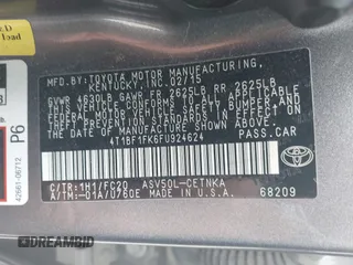 2015 Toyota Camry XLE с VIN 4T1BF1FK6FU924624, выставлен на аукционе IAAI как лот 42432147 с пробегом 130 288 миль миль и . История ставок и продаж доступна на DreamBid. Изображение 9.