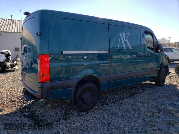 2024 Mercedes-Benz Sprinter Cargo with VIN W1Y4KBHY5RT187843, listed as a Copart auction lot 79239534 with Not Provided miles and Salvage Title. Bid and sale history available at carsss.com. Image 3.