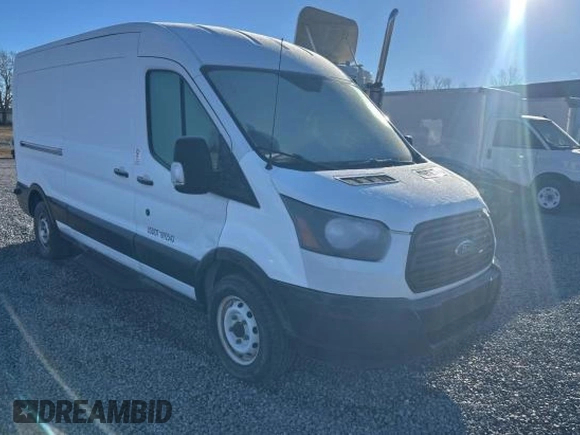2019 Ford Transit z VIN 1FTYE2CM5KKB51406, wystawiony jako Copart lot #41748155 z przebiegiem 56 635 mil mil oraz Czysty tytuł • Clean title. Historia ofert i sprzedaży dostępna na DreamBid. Obrazek 1.