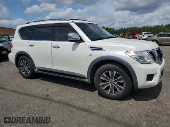 2017 Nissan Armada SV with VIN JN8AY2NC4H9503019, listed as a Copart auction lot 51537995 with 157,084 mi miles and Clean Title. Bid and sale history available at carsss.com. Image 4.