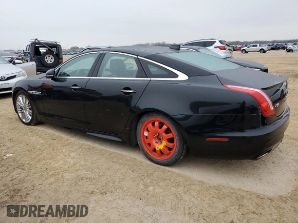 2017 Jaguar XJ R-Sport with VIN SAJWA1C77H8W04956, listed as a Copart auction lot 45174505 with 142,002 mi miles and Salvage title. Bid and sale history available at DreamBid. Image 2.