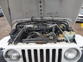 2001 Jeep Wrangler Sahara with VIN 1J4FA59S71P365271, listed as a IAAI auction lot 41889948 with 144,357 mi miles. Bid and sale history available at carsss.com. Image 10.