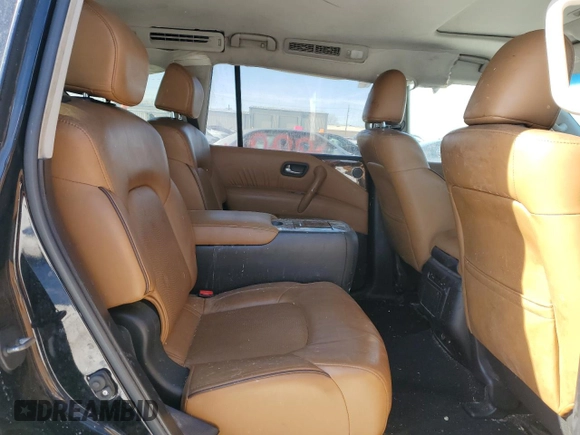 2017 Infiniti QX80 Signature Edition with VIN JN8AZ2NE5H9158159, listed as a Copart auction lot 45513605 with 127,249 mi miles and Salvage Title. Bid and sale history available at carsss.com. Image 11.