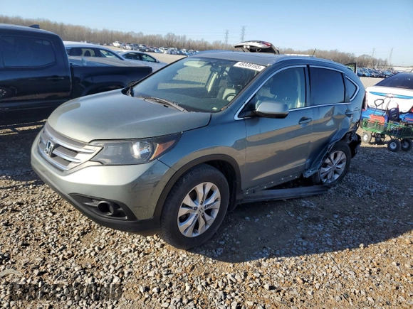 2012 Honda CR-V EX-L with VIN JHLRM4H77CC015850, listed as a Copart auction lot 49339165 with 112,422 mi miles and Salvage Title. Bid and sale history available at carsss.com. Image 1.