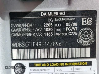 2009 Mercedes-Benz SL 550 с VIN WDBSK71F49F147896, выставлен на аукционе Copart как лот 76528604 с пробегом Не указан миль и Списание • Salvage title. История ставок и продаж доступна на DreamBid. Изображение 12.