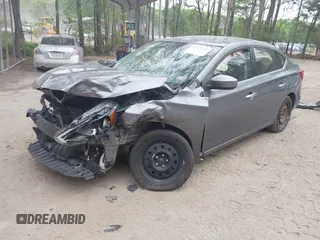 2017 Nissan Sentra S with VIN 3N1AB7AP1HY396768, listed as a IAAI auction lot 42023209 with 91,526 mi miles. Bid and sale history available at carsss.com. Image 18.