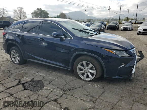 2016 Lexus RX 350 with VIN 2T2ZZMCA8GC017083, listed as a Copart auction lot 51021285 with 76,155 mi miles and Salvage Title. Bid and sale history available at DreamBid. Image 4.