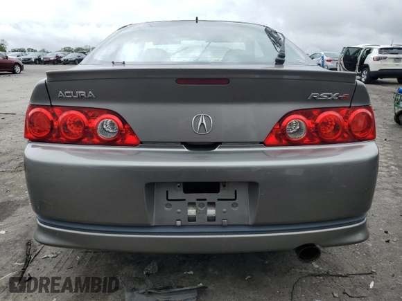 2006 Acura RSX Type-S Leather with VIN JH4DC53056S007071, listed as a Copart auction lot 69413794 with Not Provided miles and Salvage Title. Bid and sale history available at carsss.com. Image 6.
