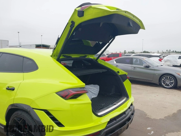 2024 Lamborghini Urus Performante z VIN ZPBUC3ZL1RLA32922, wystawiony jako IAAI lot #41561732 z przebiegiem 52 mil mil oraz . Historia ofert i sprzedaży dostępna na DreamBid. Obrazek 17.