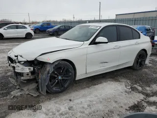 2015 BMW 3 Series 320i xDrive with VIN WBA3C3C54FP663971, listed as a Copart auction lot 45174765 with 158,500 mi miles and Salvage Title. Bid and sale history available at carsss.com. Image 1.