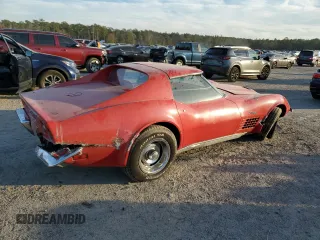 1972 Chevrolet Corvette with VIN 1Z37K2S501379, listed as a Copart auction lot 88223115 with 49,405 mi miles and Salvage title. Bid and sale history available at DreamBid. Image 3.