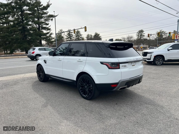 2018 Land Rover Range Rover Sport SE with VIN SALWG2RV0JA410821, listed as a Copart auction lot 49141765 with 96,065 mi miles and Clean Title. Bid and sale history available at carsss.com. Image 3.