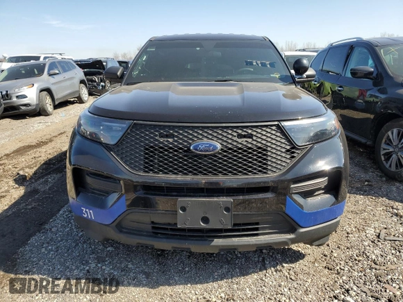 2022 Ford Police Interceptor Utility z VIN 1FM5K8AB3NGB75500, wystawiony jako Copart lot #48436845 z przebiegiem 35 870 mil mil oraz Szkoda całkowita • Salvage title. Historia ofert i sprzedaży dostępna na DreamBid. Obrazek 5.