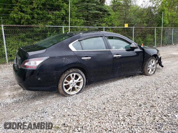 2013 Nissan Maxima SV with VIN 1N4AA5AP4DC843204, listed as a Copart auction lot 58319645 with 99,508 mi miles and Salvage title. Bid and sale history available at DreamBid. Image 3.