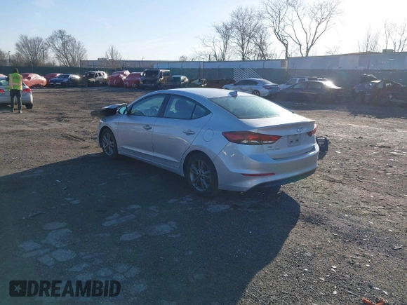 2018 Hyundai Elantra SEL with VIN 5NPD84LF0JH258721, listed as a IAAI auction lot 41829387 with 94,124 mi miles and . Bid and sale history available at DreamBid. Image 3.