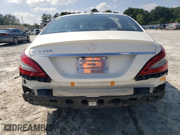 2015 Mercedes-Benz CLS-Class CLS 400 with VIN WDDLJ6FB8FA141834, listed as a Copart auction lot 68745833 with 52,584 mi miles. Bid and sale history available at carsss.com. Image 6.